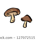 簡單的香菇的插圖 127072515