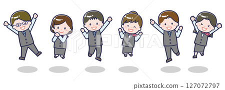 各種人物設定_興奮_銷售人員 127072797