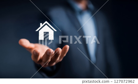 數位房地產與家庭管理、現代金融科技概念 數位房地產與家庭管理、現代金融科技概念 127072962