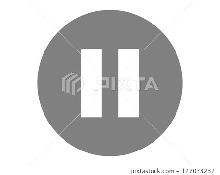 暫停按鈕圖示（灰色） 127073232