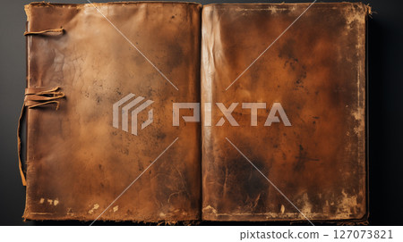 Old parchment paper. Vintage aged worn paper texture background. Natural pattern antique design art work and wallpaper. 127073821