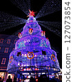 Christmas tree in the night 127073854