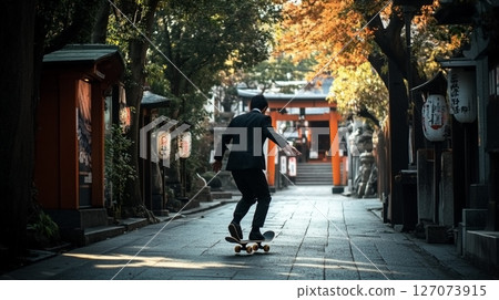 商人走過牌坊 127073915