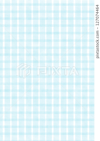 Checkered pattern background illustration, watercolor style, refreshing light blue material, simple wallpaper 127074464