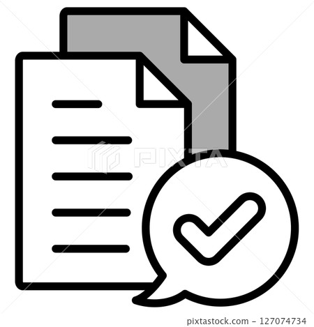 Illustration icon material: Document file Illustration icon material: Document file 127074734