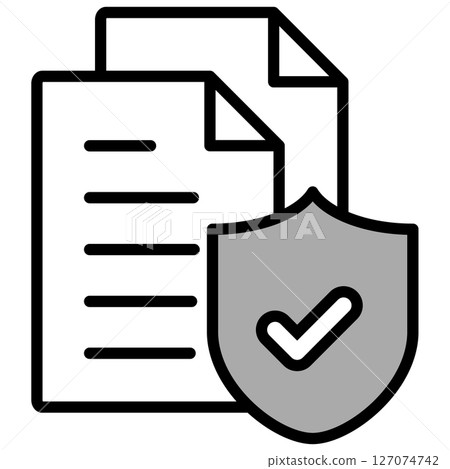 Illustration icon material: Document file Illustration icon material: Document file 127074742