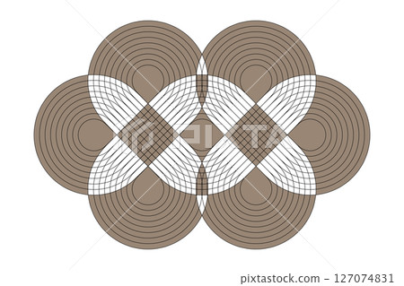 複雜的無窮大符號平行線 A 127074831