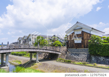 Aoi Bridge over the Hirose River in Yawata City, Kyoto Aoi Bridge over the Hirose River in Yawata City, Kyoto 127075024
