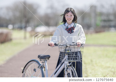 Bicycle and student 127075640