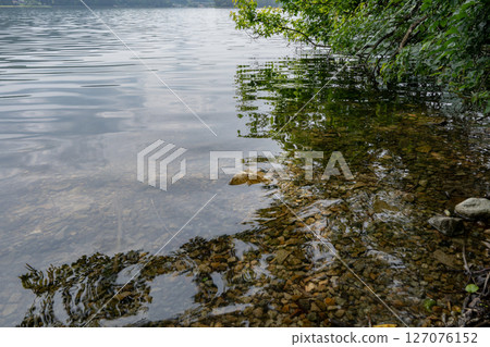 Lakeside campsite: Lake Nakatsuna, Omachi City, Nagano Prefecture Lakeside campsite: Lake Nakatsuna, Omachi City, Nagano Prefecture 127076152