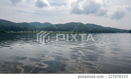Lakeside campsite: Lake Nakatsuna, Omachi City, Nagano Prefecture Lakeside campsite: Lake Nakatsuna, Omachi City, Nagano Prefecture 127076153