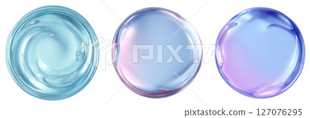 循環水。用於切割、合成和濕度的圖像集 127076295