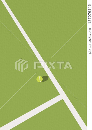 Tennis Championship and Tournament Landscape Poster. Indoor, Blue, Indoor Court. Ball on the Line. Net Shadow on floor. Close up. Flat, Simple, Retro style - Vector Tennis Championship and Tournament Landscape Poster. Indoor, Blue, Indoor Court. Ball on the Line. Net Shadow on floor. Close up. Flat, Simple, Retro style - Vector 127076346