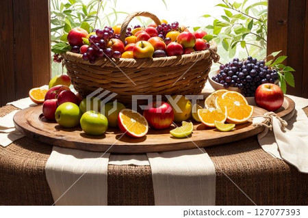 Vitamin fruits that brighten up your dinner table 127077393