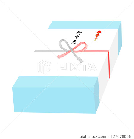 Illustration material for gifts and midyear gifts 127078006