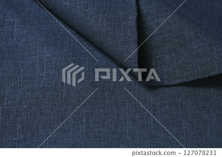 black hemp viscose natural fabric cloth color, sackcloth rough texture of textile fashion black hemp viscose natural fabric cloth color, sackcloth rough texture of textile fashion 127078231