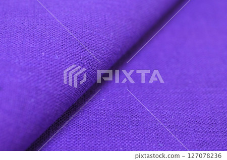 purple hemp viscose natural fabric cloth color, sackcloth rough texture of textile fashion purple hemp viscose natural fabric cloth color, sackcloth rough texture of textile fashion 127078236