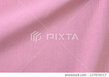 pink rose cotton texture color of fabric textile industry, abstract image for fashion cloth 127078317
