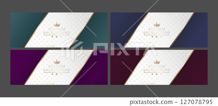 Luxurious design. Premium packaging, cover, banner, poster. A template for a postcard or invitation. Creative design idea Luxurious design. Premium packaging, cover, banner, poster. A template for a postcard or invitation. Creative design idea 127078795