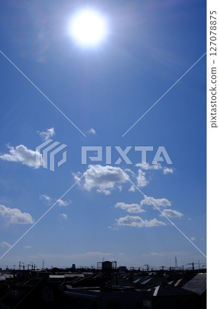 藍天和雲彩 藍天和雲彩 127078875
