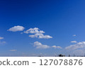  Blue sky and clouds 127078876