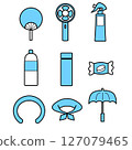 Heat stroke prevention goods icon 127079465