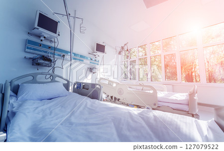 Interior of reanimation room in modern clinic 127079522