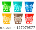 Kiriko Glass_6 colors Kiriko Glass_6 colors 127079577
