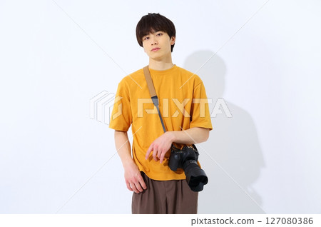 Image of a male photographer Image of a male photographer 127080386