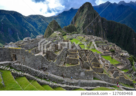 Machu Picchu ruins in Peru, South America 127080468