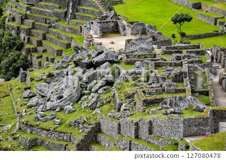 Machu Picchu ruins in Peru, South America Machu Picchu ruins in Peru, South America 127080478