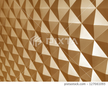 Striking black and white geometric pattern wall Striking black and white geometric pattern wall 127081093