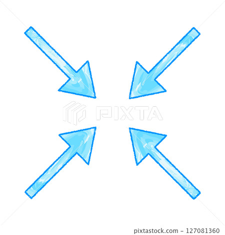 手繪水彩箭頭-濃度 手繪水彩箭頭-濃度 127081360