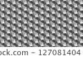具有三維晶體狀蜂巢結構的現代圖案背景紋理 127081404