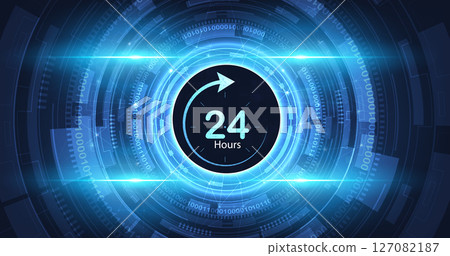 24-hours service concept. 24-hours service concept. 127082187