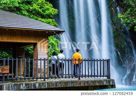 Maruo Falls with fresh greenery [Kirishima City, Kagoshima Prefecture] 127082459