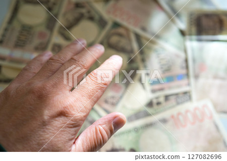 People who want money People who want money 127082696