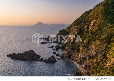 《Kagoshima Prefecture》Sata Cape Observatory: View from the southernmost point of the mainland 《Kagoshima Prefecture》Sata Cape Observatory: View from the southernmost point of the mainland 127083677