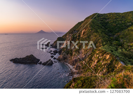 《Kagoshima Prefecture》Sata Cape Observatory: View from the southernmost point of the mainland 127083700