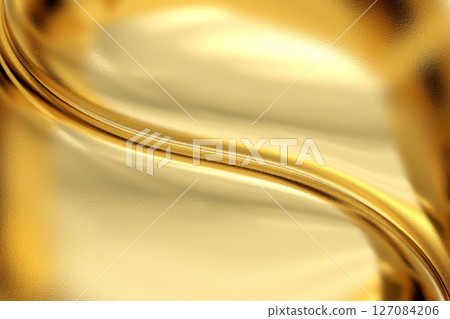 Smooth flowing gold texture with abstract wave design and shiny metallic surface, perfect for luxury backgrounds and elegant branding, 3d rendering Smooth flowing gold texture with abstract wave design and shiny metallic surface, perfect for luxury backgrounds and elegant branding, 3d rendering 127084206