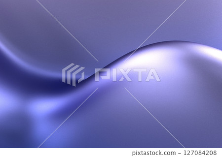 Soft Waves of purple, fluid, graceful wave of blue fabric swirls across the canvas, inviting a sense of serenity and calm through its simple, yet elegant form, 3d rendering Soft Waves of purple, fluid, graceful wave of blue fabric swirls across the canvas, inviting a sense of serenity and calm through its simple, yet elegant form, 3d rendering 127084208