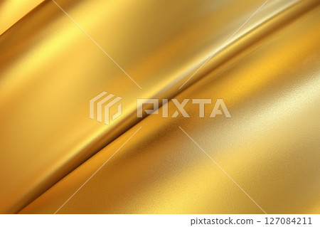 Golden Silk Drapery, features luxurious golden silk cloth with smooth, flowing curves and subtle reflections, evoking feelings of richness and opulence, 3d rendering Golden Silk Drapery, features luxurious golden silk cloth with smooth, flowing curves and subtle reflections, evoking feelings of richness and opulence, 3d rendering 127084211