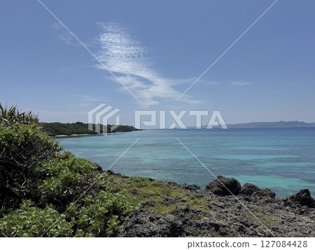藍天碧海的久高島 127084428