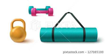 Bright 3d gym equipment set Bright 3d gym equipment set 127085100