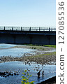 High school boys playing in the Nagara River 127085536