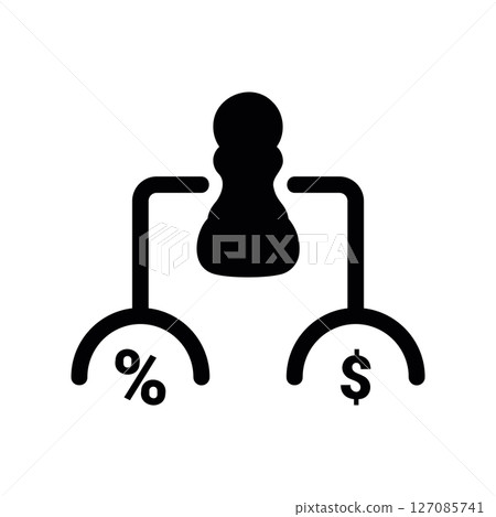 Hierarchical Structure with Leader, Percentage, and Currency Symbols Hierarchical Structure with Leader, Percentage, and Currency Symbols 127085741