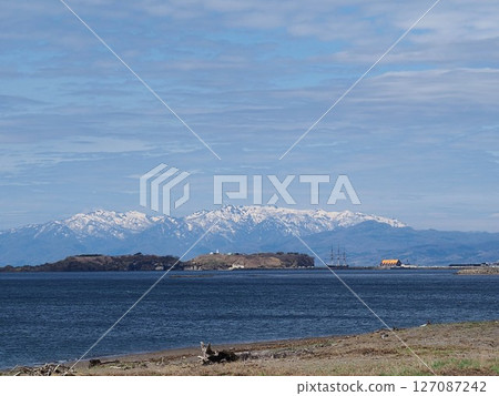View of Kamome Island from the coast of Esashi Town 127087242
