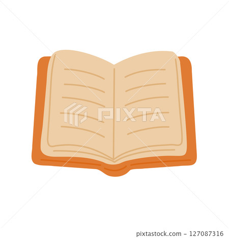 Open book vector illustration, perfect for educational and literary themes. Ideal for design projects, e-learning materials, and digital libraries. High-quality and easily customizable graphic. Open book vector illustration, perfect for educational and literary themes. Ideal for design projects, e-learning materials, and digital libraries. High-quality and easily customizable graphic. 127087316