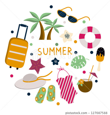 summer clipart collection summer clipart collection 127087588