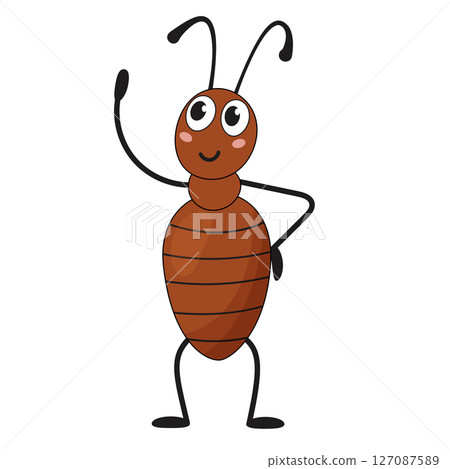 vector illustration of ant vector illustration of ant 127087589
